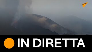 Canarie: continua eruzione del vulcano Cumbre Vieja