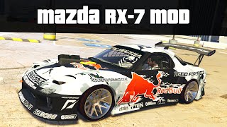 MAZDA RX-7 CUSTOM VEHICLE MOD (Fully Functional!) | GTA 5 PC Mods