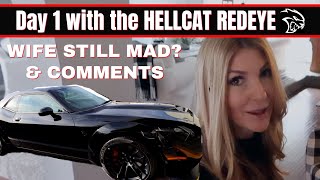 DAY 1 WITH THE 2020 HELLCAT REDEYE.. Is wife still mad?