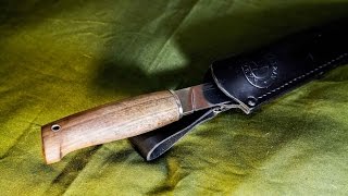 Ковырятельный тест к обзору ножа Финский ПП Кизляр