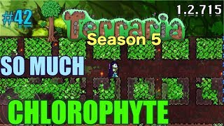 Let's Play Terraria (1.2.715) iOS/Android- SO MUCH CHLOROPHYTE! Episode 42