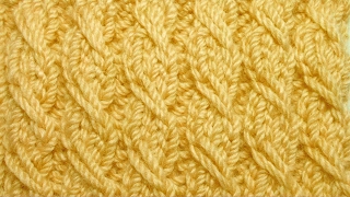 Узор Резинка с вытянутыми петлями. Видео урок вязание спицами. Pattern knitting gum extended loops