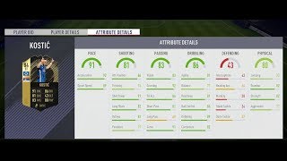 fifa 18 KOSTIC SIF 84 inform review | BEST BUNDESLIGE STRIKER FIFA 18 ULTIMATE TEAM
