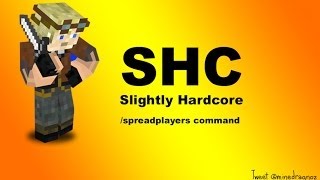 How to use the Spreadplayers Command in Minecraft: Slightly Hardcore Vanilla Server Mode.