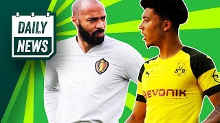 Man City want Jadon Sancho for £120m!!! + Thierry Henry to Monaco ► Onefootball Daily News