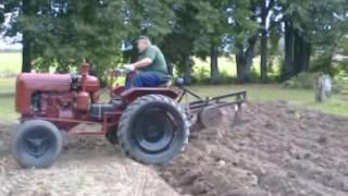 Ploughing with DT-20 (in Latvia)