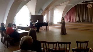 Гюлмамедова Тамара  13 лет исполняет "Романс Тамары" из оперы" Демон" А.Рубинштейна.