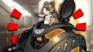 Overwatch - ROBOT VERSION of HAMMOND / Wrecking Ball Concept REVEALED (During Development Stages)