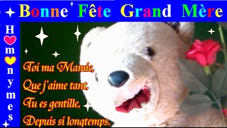 Orthographe : Poème et Homonymes : Bonne Fête Grand Mère