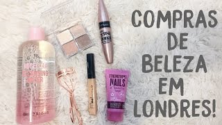 COMPRAS DE BELEZA EM LONDRES | Fê Guimarães