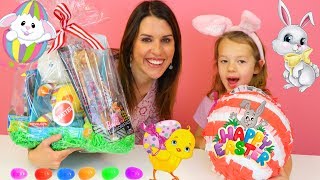 SPECIAL EASTER BASKET & Easter Pinata From Mattel Filled With Easter Toys