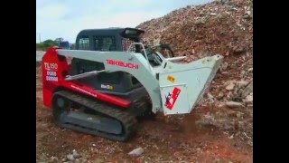 Ковш дробилка Simex CB на мини погрузчик для переработки отходов