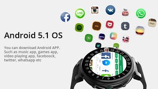 ColMi Smart Watch i3 RAM 2GB ROM 16GB 2MP Camera Android 5.1 OS