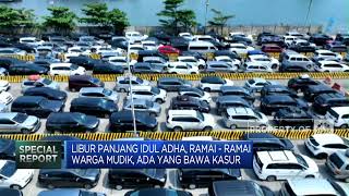 Libur Panjang Idul Adha, Ramai – Ramai Warga Mudik, Ada yang Bawa Kasur
