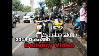 Apache rr310 and 2018 Duke 390 | Delivery Video