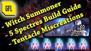 Path of Exile Prophecy: Witch Summoner MAX 5 Specters Build Necromancer
