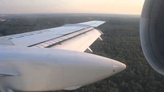 Landing in Moscow "Domodedovo" Tupolev 154M RA-85654 [amazing sound]