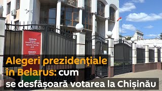 Alegeri prezidențiale în Belarus: cum se desfășoară votarea la Chișinău