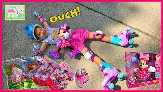 Minnie Roller Skate Toy Opening and Sofia the First Toys!