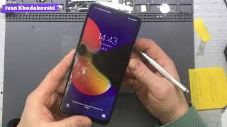 Как заменить битое стекло на Samsung Galaxy A12/glass replacement