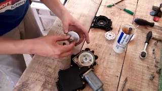 Ремонт заднего стеклоподьемника Гольф 3 / Repair rear window winder Golf 3