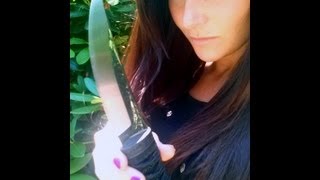 Crkt sakimori knife review/testing video