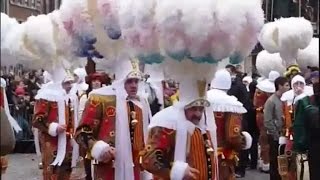 Второй по величине карнавал в европе . Бельгия г. Бинш