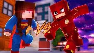 Minecraft: HERÓIS PVP - SUPERGIRL vs FLASH!