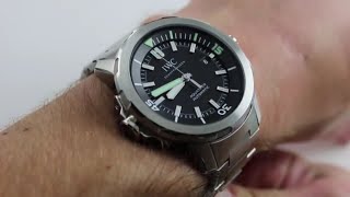 IWC Aquatimer Auto IW3290-02 Luxury Watch Review