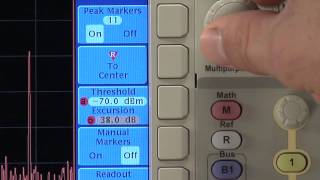 MDO4000: Automated Peak Markers | Tektronix