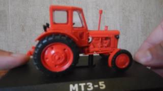 МТЗ-5 "Беларусь". Обзор модели 1:43. Тракторы: История, люди, машины.