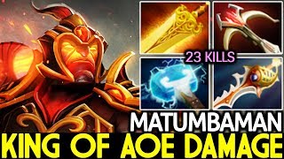 Matumbaman [Ember Spirit] King of AOE Damage Insane Plays 7.21 Dota 2