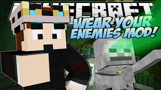 Minecraft | WEAR YOUR ENEMIES MOD (Creeper King, Head Collector & More!) | Mod Showcase
