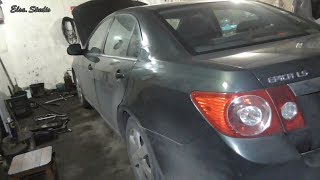 Замена задних тормозных колодок Chevrolet Epica