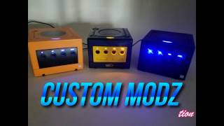 Nintendo Gamecube Custom Paint HDMI Mod Custom LED