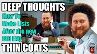 How To Make Lists for Warhammer 40K After the Big FAQ - Deep Thoughts, Thin Coats - Episode 60