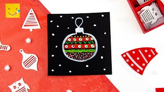Как нарисовать новогодний шар на елку /How to Draw a Christmas Ornament Easy and Cute