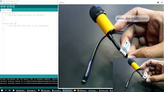 สาธิตเซ็นเซอร์ตรวจจับวัตถุ จับสิ่งกีดขวาง Infrared photoelectric switch Sensor E18-D80NK
