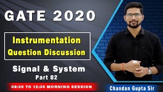 GATE 2020 I Instrumentation I Signal & System I Question Disscussion I Part 02