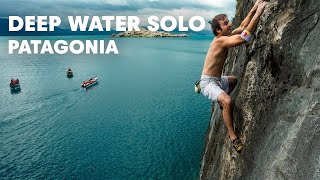 Patagonia deep-water soloing - Red Bull Psicobloc 2012