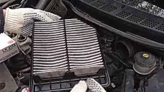 Замена воздушного фильтра хонда цивик honda civic 4d (how to replace air filter) www.dfcars.ru