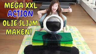 DIY - ZELF MEGA XXL ACTION OLIE SLIJM MAKEN (Nederlands) - Bibi