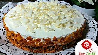 تشيز كيك بارد رووووعة بدون بيض ..بدون فرن.. بدون جيلاتين / بتعاون مع قناة Clic Cook كليك كوك