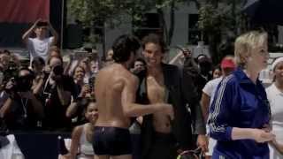 Rafael Nadal plays strip tennis with supermodels  | Tommy Hilfiger