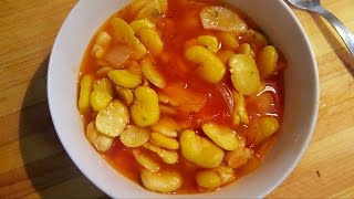 COMO HACER UNA SOPA DE HABAS
