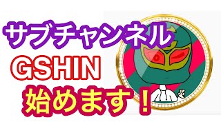 G-SHIN☆サブチャンネル☆始めます！