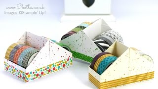 Washi Tape Holder Tutorial using Stampin' Up! Supplies