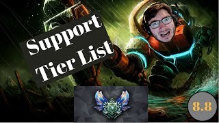 League of Legends 8.8 Support Tier List