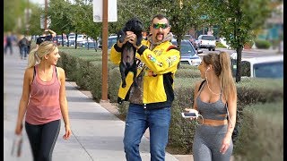 REDNECK PICKING UP GIRLS WITH A PUPPY!!