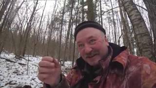 "ПЕРВЫЙ ЗИМНИЙ КОП НА ОБОРОННЫХ ПОЗИЦИЯХ!!!" Одиночный поход.
